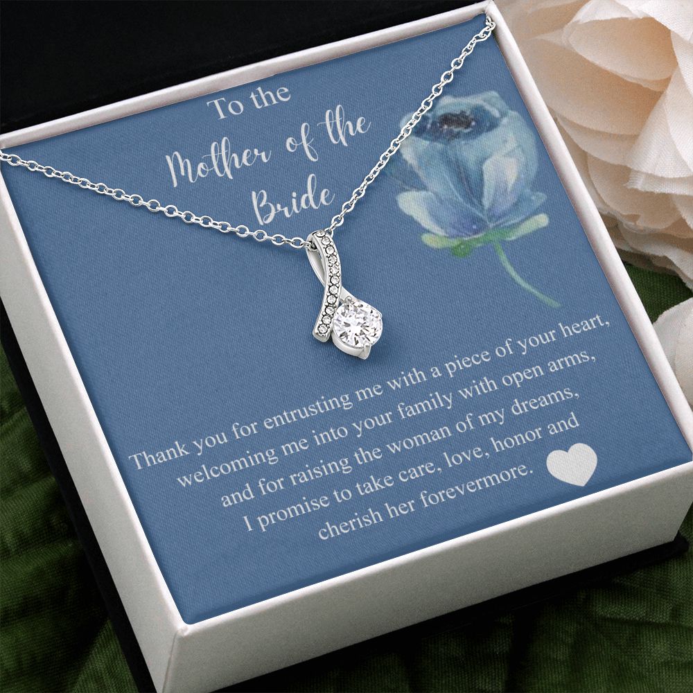 Mother Of The Bride Gift From Groom, Alluring Beauty Necklace, Future Mom Alluring Beauty Necklace