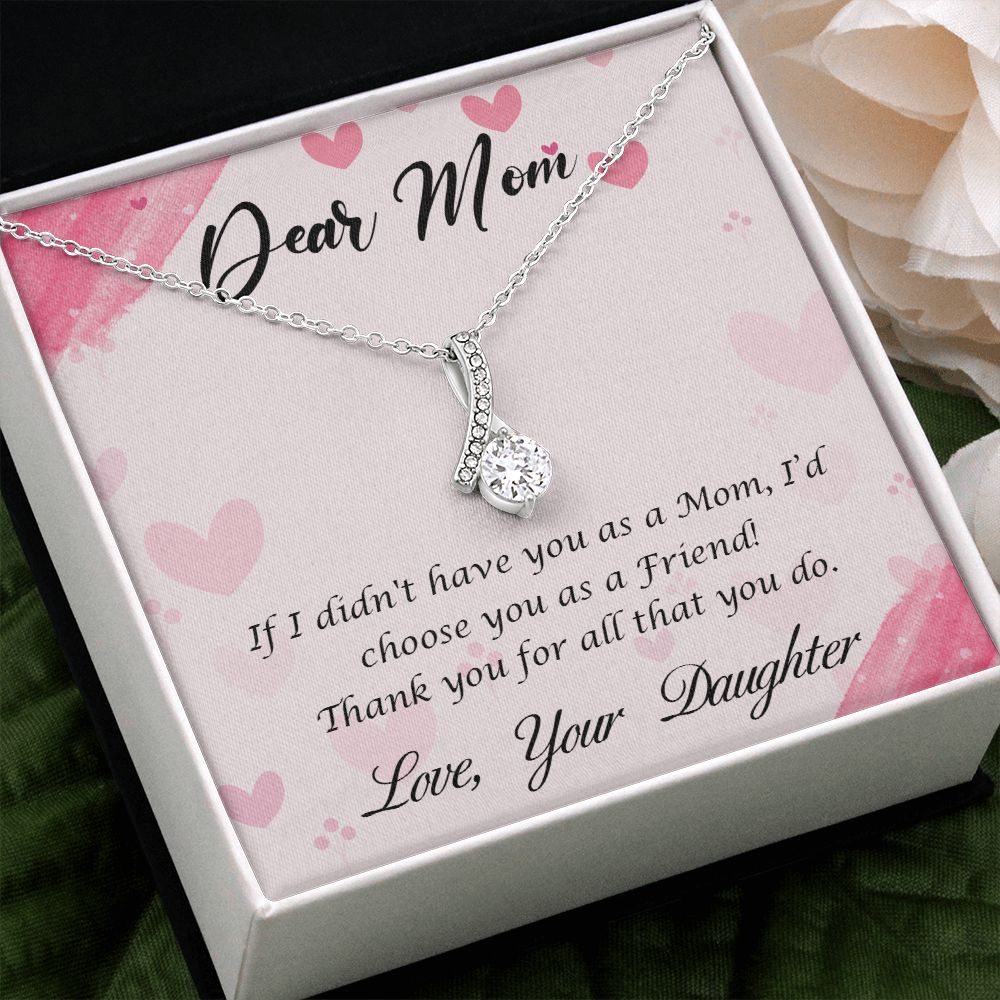 To My Mom Necklace, Gift For Mom, Mother's Day Gift from Daughter, Mom Jewelry Gift for Mothers Day, Birthday Gift for Mother, Moms Gift from Daughter Son, Necklace for Mom Mother 10 Alluring Beauty Necklace