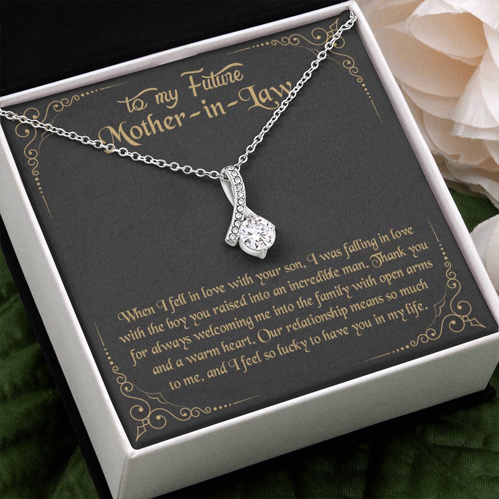 Mother in Law Necklace, Jewelry for Women, Future Mother in Law Gifts from Daughter in Law, Mother of Bride Gifts For Mother in Law, Birthday Gifts For Mother In Law From Daughter In Law10 Alluring Beauty Necklace