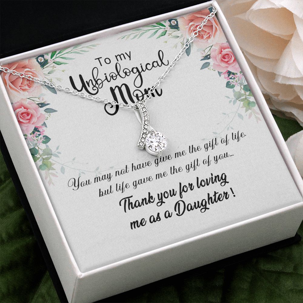 Unibological Necklace, Jewelry for Women, Future Mother in Law Gifts from Daughter in Law, Mother of Bride Gifts For Mother in Law, Birthday Gifts For Mother In Law From Daughter In Law Alluring Beauty Necklace