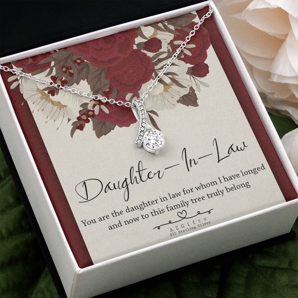 Daughter In Law Gifts Ideas, Daughter In Law Necklace, Gifts For Future Daughter In Law, Daughter In Law Birthday Gifts, Daughter-in-law Gifts From Mother In Law, Birthday Gifts For Daughter7 Alluring Beauty Necklace