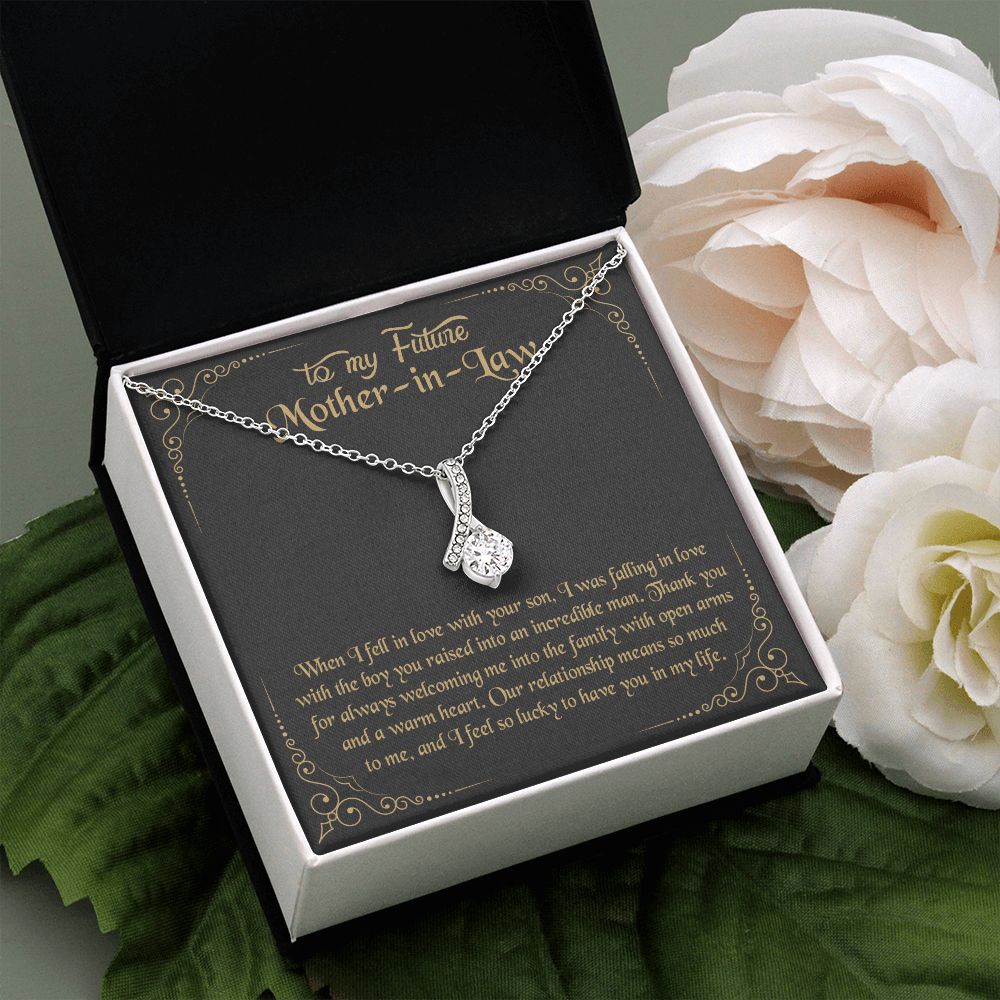 Mother in Law Necklace, Jewelry for Women, Future Mother in Law Gifts from Daughter in Law, Mother of Bride Gifts For Mother in Law, Birthday Gifts For Mother In Law From Daughter In Law10 Alluring Beauty Necklace