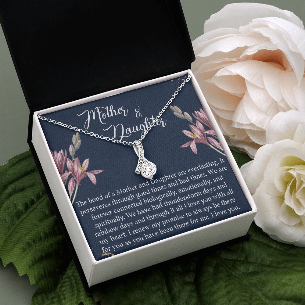 To My Mother Necklace Mom Bestfriend Best Mommy Mother In Law Stepmom For Mothers Day Birthday From Son Daughter Stepson Stepdaughter Necklace Gift Alluring Beauty Necklace