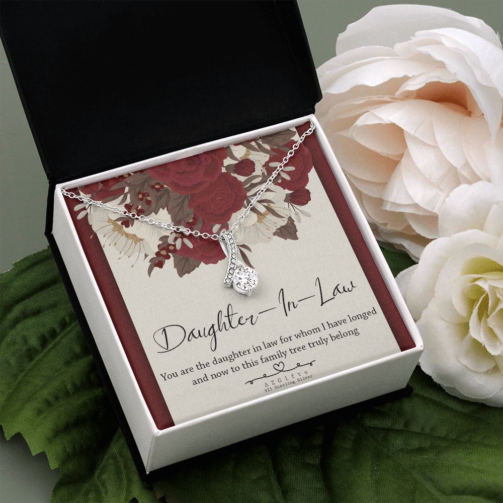 Daughter In Law Gifts Ideas, Daughter In Law Necklace, Gifts For Future Daughter In Law, Daughter In Law Birthday Gifts, Daughter-in-law Gifts From Mother In Law, Birthday Gifts For Daughter7 Alluring Beauty Necklace