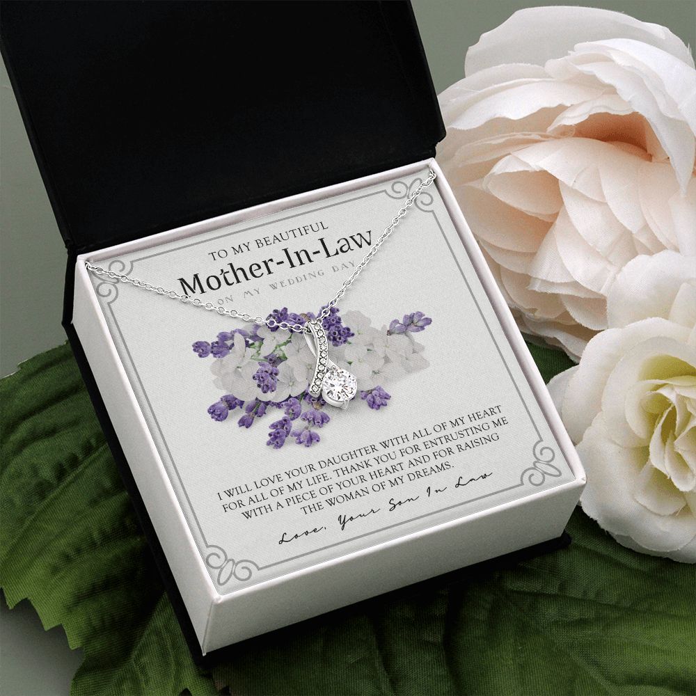 Mother in Law Necklace, Jewelry for Women, Future Mother in Law Gifts from Daughter in Law, Mother of Bride Gifts For Mother in Law, Birthday Gifts For Mother In Law From Daughter In Law9 Alluring Beauty Necklace