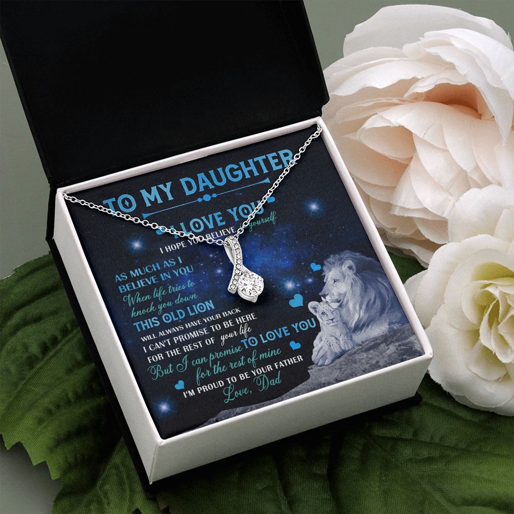 Dad To Daughter Necklace Jewelry Gift for Daughter from Dad Father Daughter Gift 175009114907 Alluring Beauty Necklace