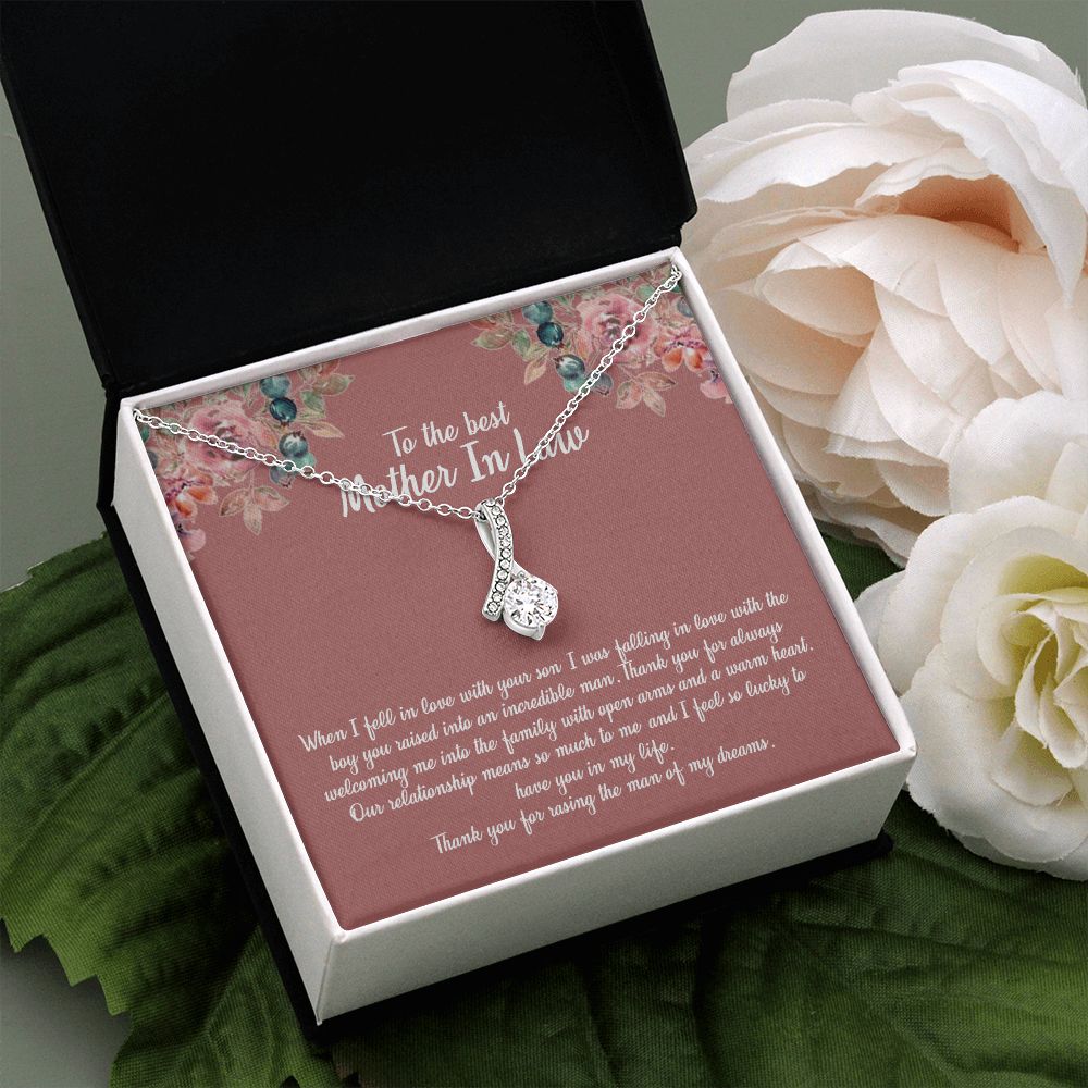 Mother in Law Necklace, Jewelry for Women, Future Mother in Law Gifts from Daughter in Law, Mother of Bride Gifts For Mother in Law, Birthday Gifts For Mother In Law From Daughter In Law11 Alluring Beauty Necklace
