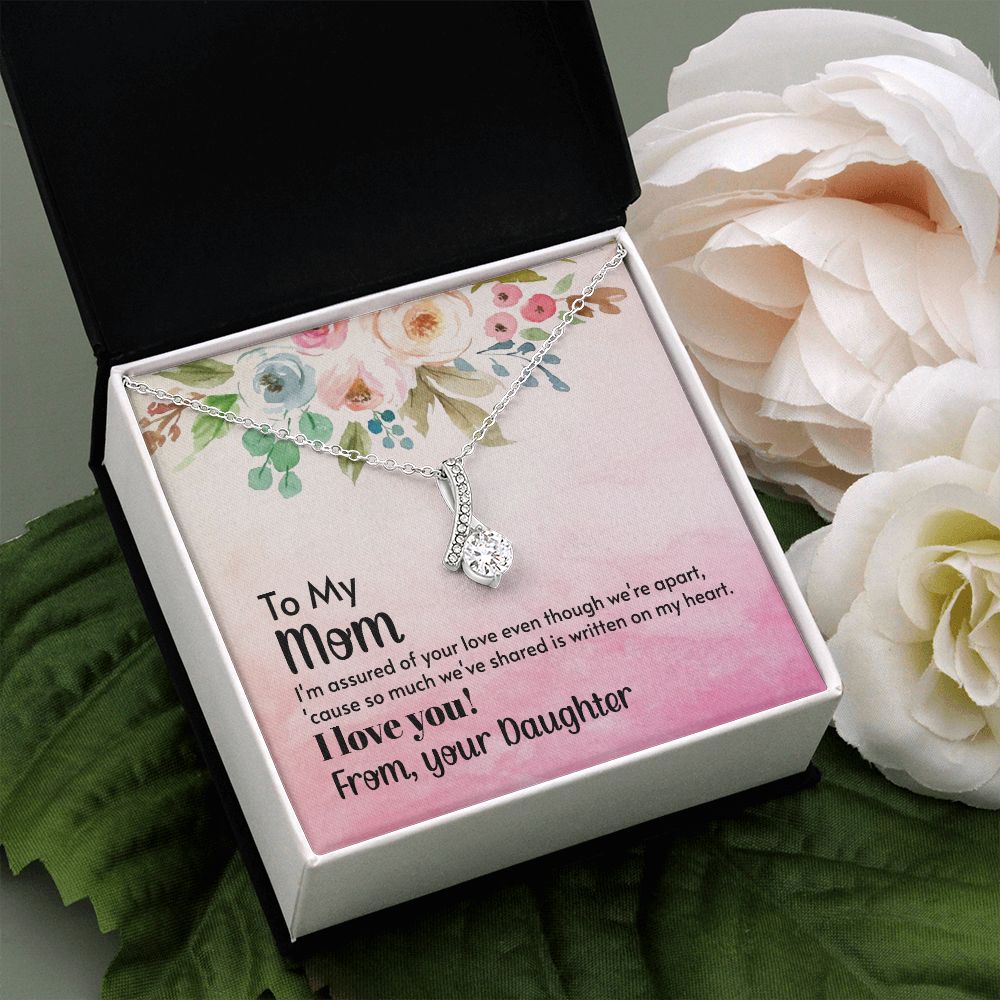 To My Mom Necklace, Gift For Mom, Mother's Day Gift from Daughter, Mom Jewelry Gift for Mothers Day, Birthday Gift for Mother, Moms Gift from Daughter Son, Necklace for Mom Mother 21 Alluring Beauty Necklace