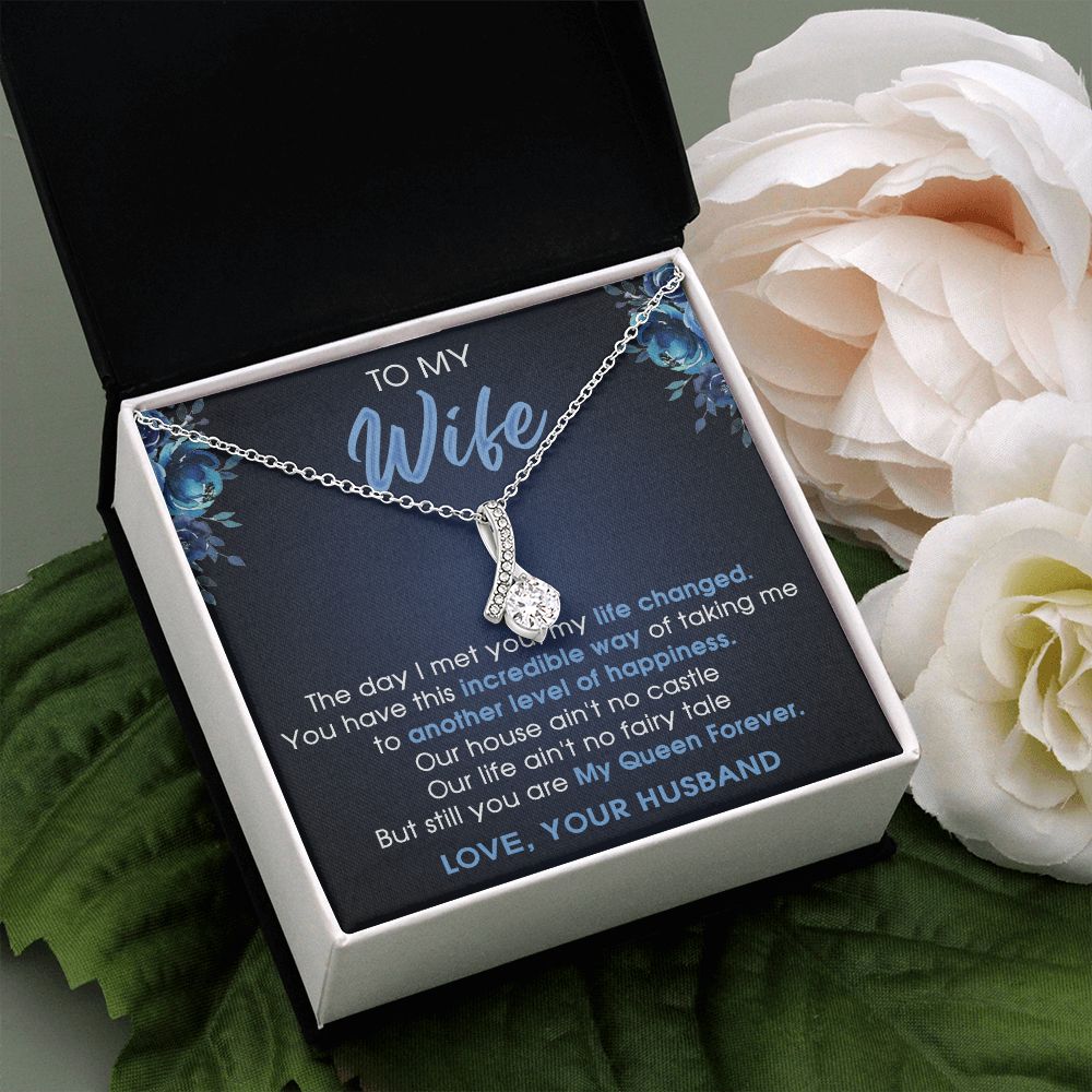 To My Wife Gift Jewelry Gift For Wife Birthday Gift For Wife Necklace For Wife Alluring Beauty Necklace