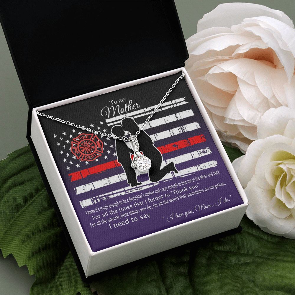 Mom Necklace Gifts for Mom from Daughter to Mom Gifts for Mothers Day from Daughter, To My Mom Necklace from Daughter to Mom Birthday Gifts Necklace with Message Card and Gift Box2233 Alluring Beauty Necklace