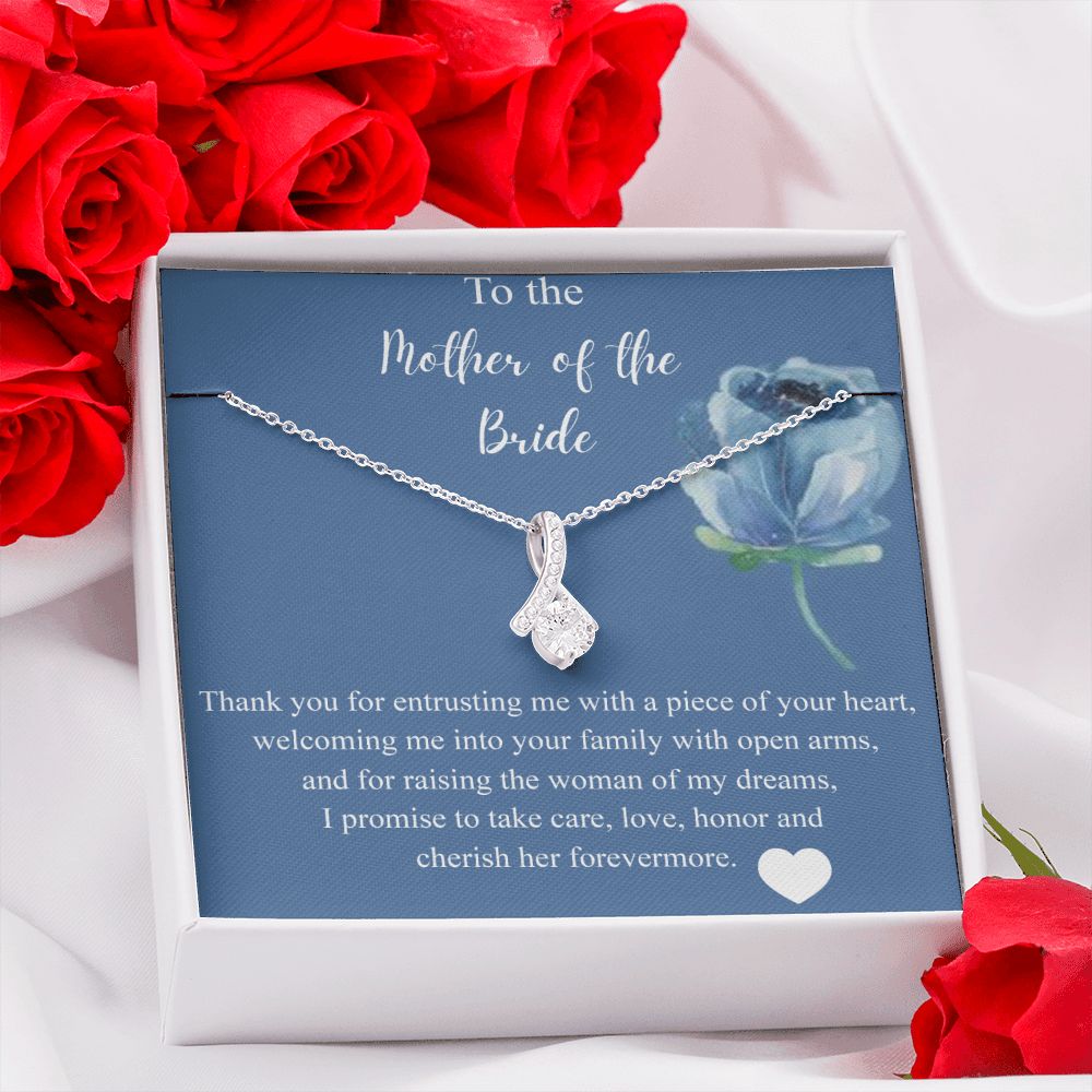 Mother Of The Bride Gift From Groom, Alluring Beauty Necklace, Future Mom Alluring Beauty Necklace