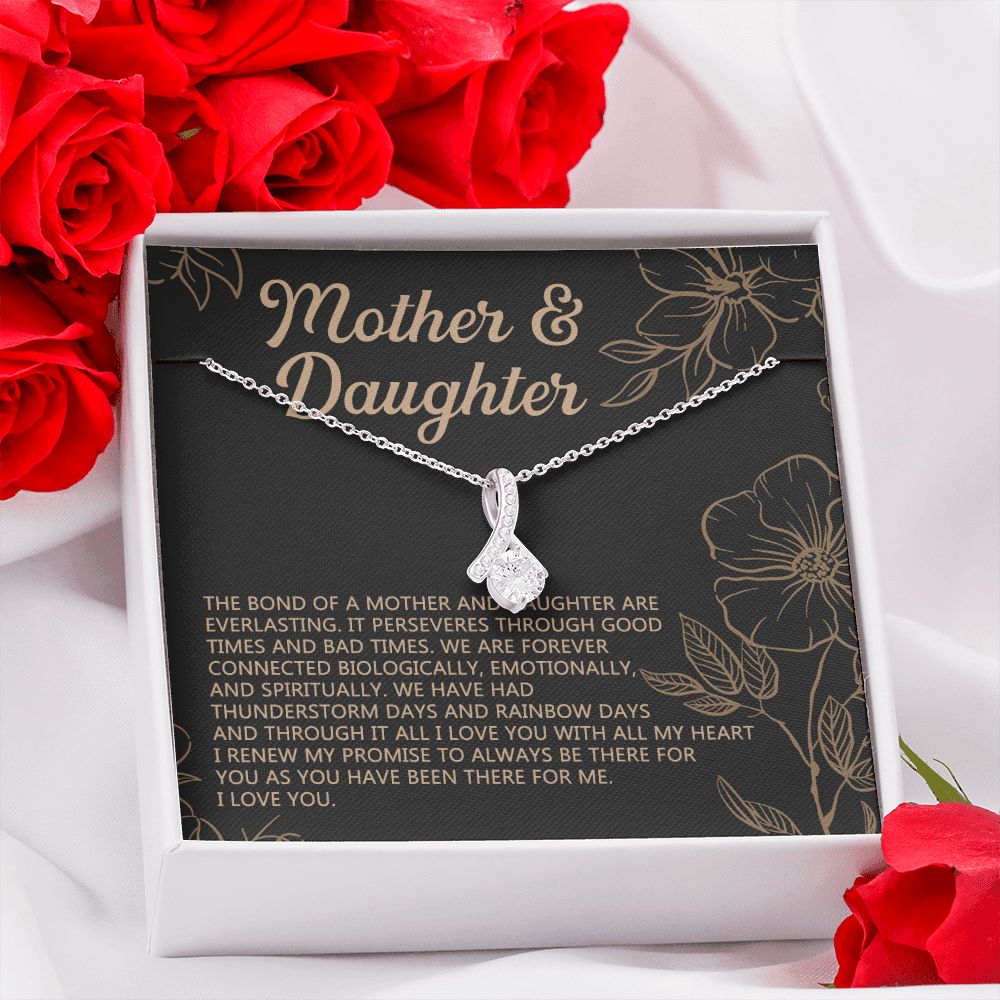 Mother Daughter Necklace Mothers day Necklace Mother Daughter Gift Mother Daughter Jewelry Gift For Daughter From Mom Daughter Mother Alluring Beauty Necklace