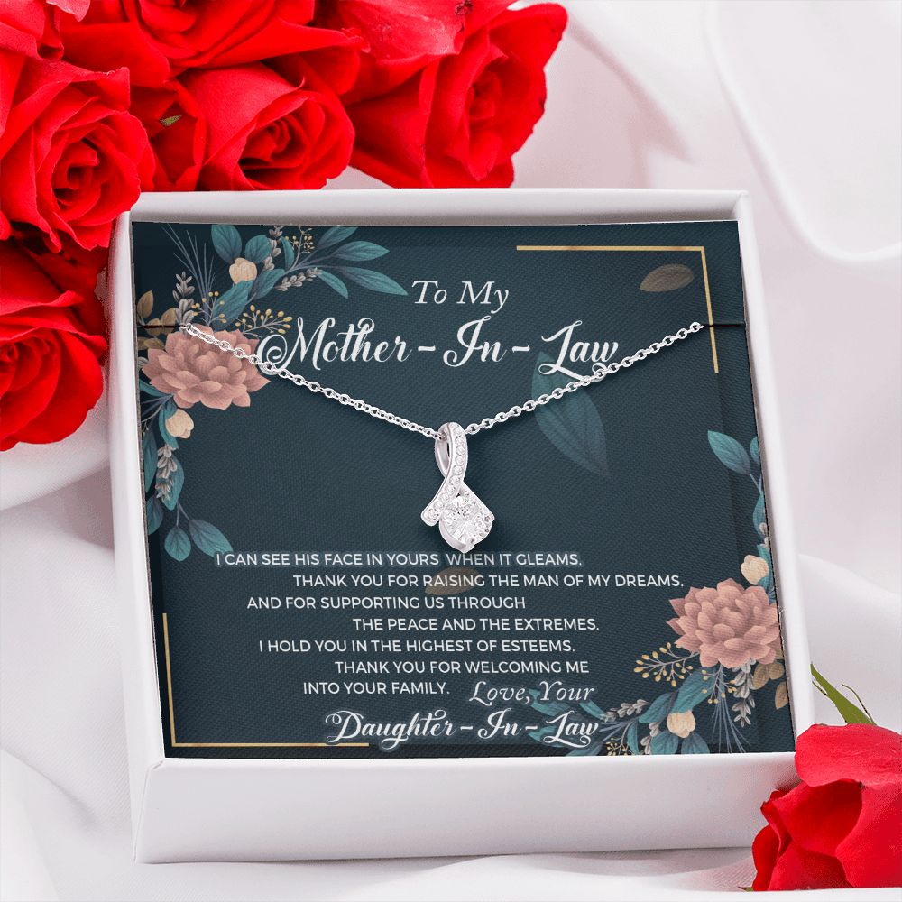 Mother in Law Necklace, Jewelry for Women, Future Mother in Law Gifts from Daughter in Law, Mother of Bride Gifts For Mother in Law, Birthday Gifts For Mother In Law From Daughter In Law2 Alluring Beauty Necklace