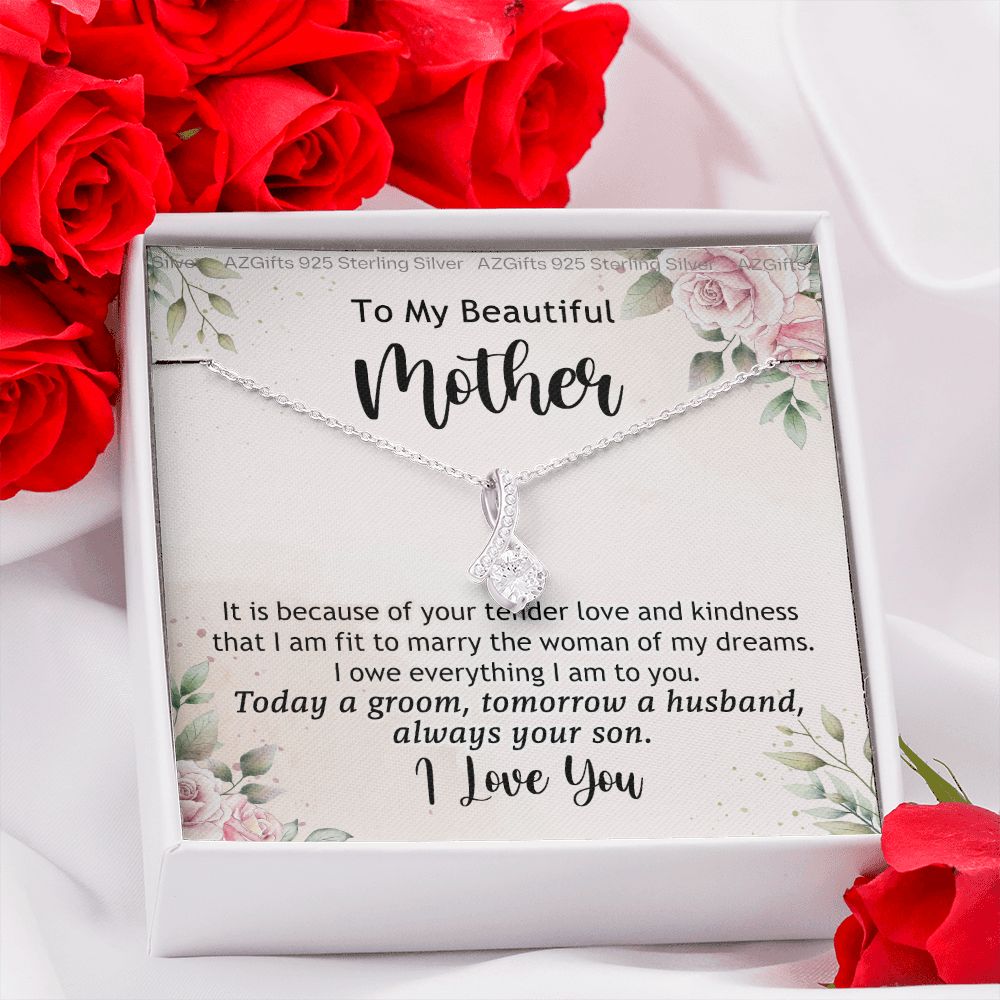 Mother Of The Groom Gift, Mother Of The Groom, Mother Of The Groom Gifts, Gift For Mother Of The Groom, Mother Of Groom Alluring Beauty Necklace