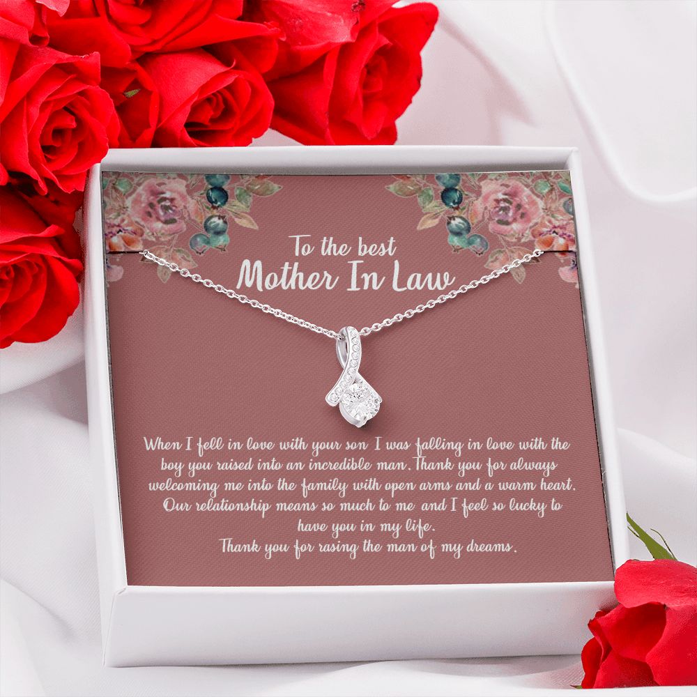Mother in Law Necklace, Jewelry for Women, Future Mother in Law Gifts from Daughter in Law, Mother of Bride Gifts For Mother in Law, Birthday Gifts For Mother In Law From Daughter In Law11 Alluring Beauty Necklace