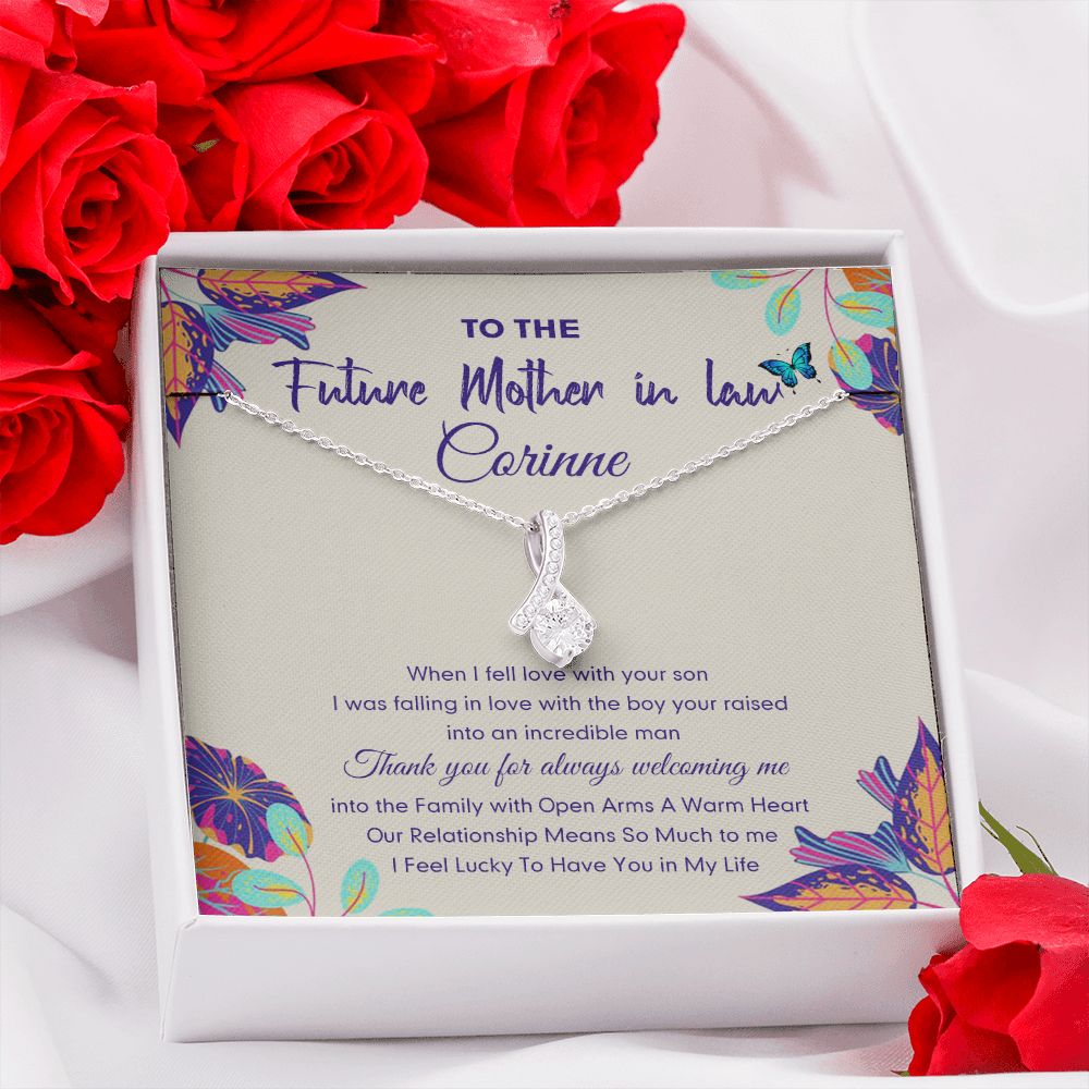 Mother in Law Necklace, Jewelry for Women, Future Mother in Law Gifts from Daughter in Law, Mother of Bride Gifts For Mother in Law, Birthday Gifts For Mother In Law From Daughter In Law16 Alluring Beauty Necklace