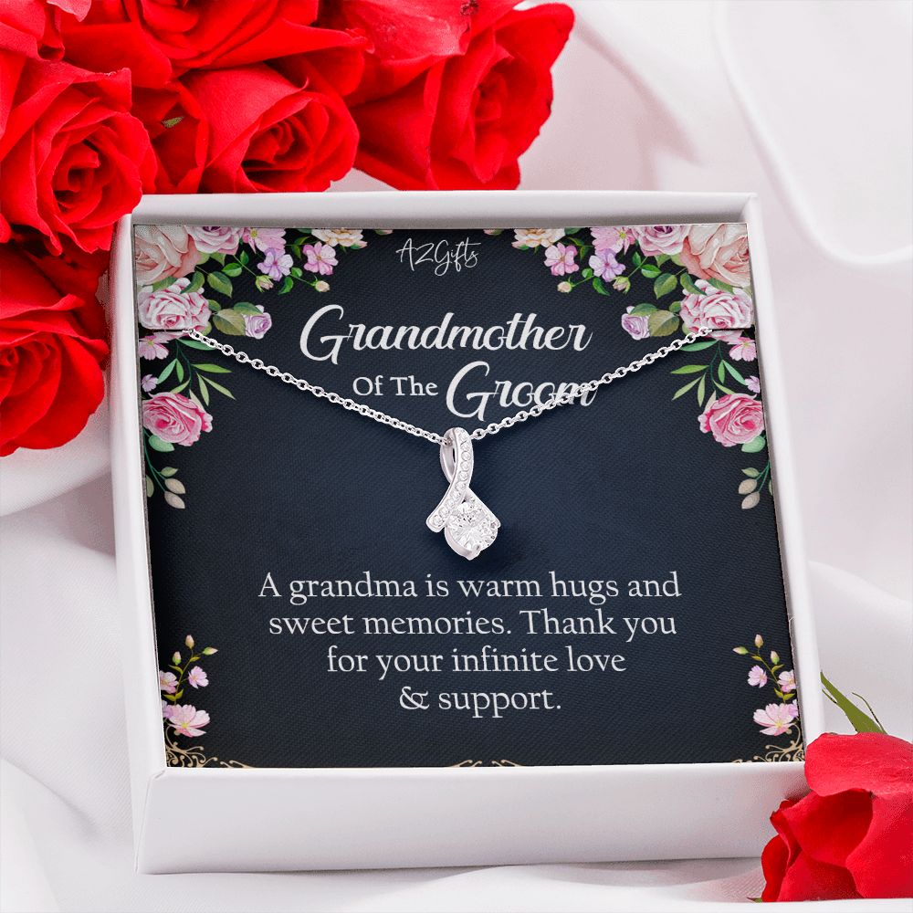 To My Grandmother Necklace, Gift for Grandmother Necklace, Mothers Day Gift For Grandma Nana, Grandma Jewelry From Grandchildren GrandKids , Jewelry Box Gift For Grandma Grandmother2 Alluring Beauty Necklace
