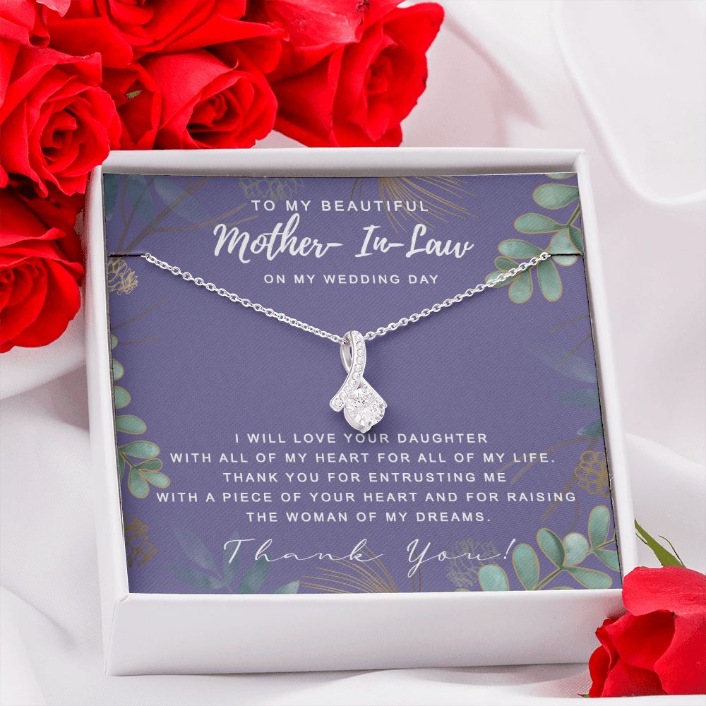 Mother in Law Necklace, Jewelry for Women, Future Mother in Law Gifts from Daughter in Law, Mother of Bride Gifts For Mother in Law, Birthday Gifts For Mother In Law From Daughter In Law8 Alluring Beauty Necklace