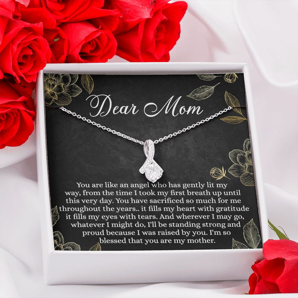 Mothers Day Gifts From Son Daughter Kids Gifts For Mom Birthday Unique Mothers Day Necklace Gift Idea Sentimental Mom Christmas Present Alluring Beauty Necklace