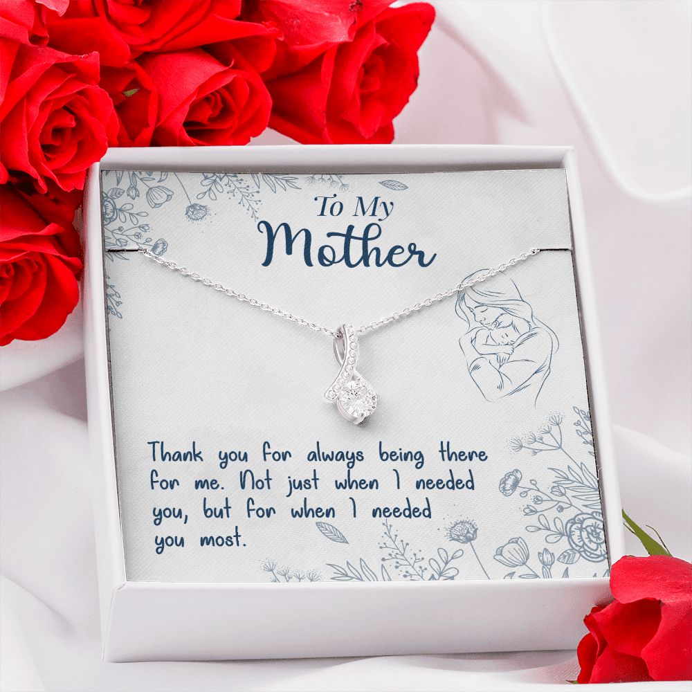 To My Mom Necklace Pendant Gift From Daughter Necklace I Needed You Most Gift For To Mom Happy Mother's Day Mother In Law Gift On Birthday Anniversary Gift 30821 Alluring Beauty Necklace