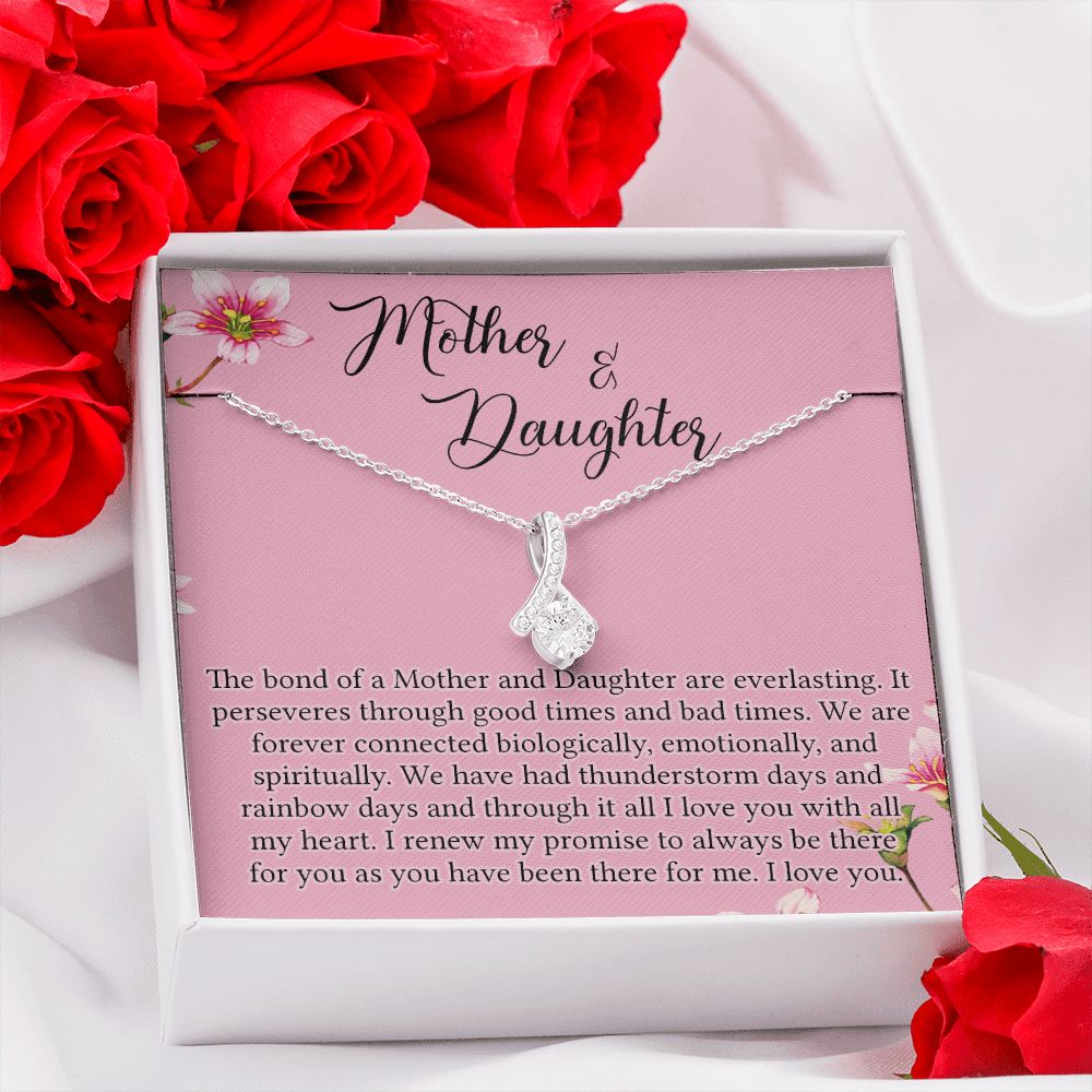 To My Mother Mom Bestfriend Best Mommy Mother In Law Stepmom For Mothers Day Birthday From Son Daughter Stepson Stepdaughter Necklace Gift Alluring Beauty Necklace