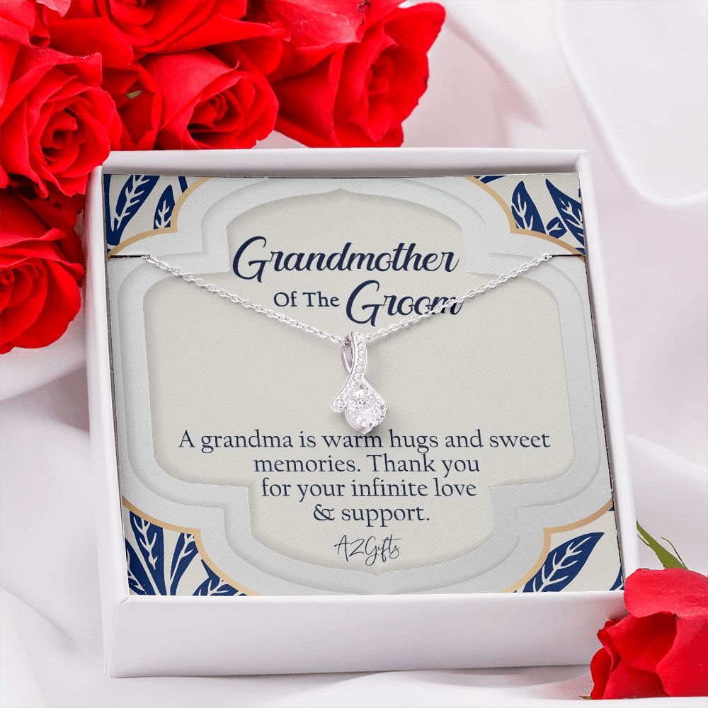 To My Grandmother Necklace, Gift for Grandmother Necklace, Mothers Day Gift For Grandma Nana, Grandma Jewelry From Grandchildren GrandKids , Jewelry Box Gift For Grandma Grandmother3 Alluring Beauty Necklace