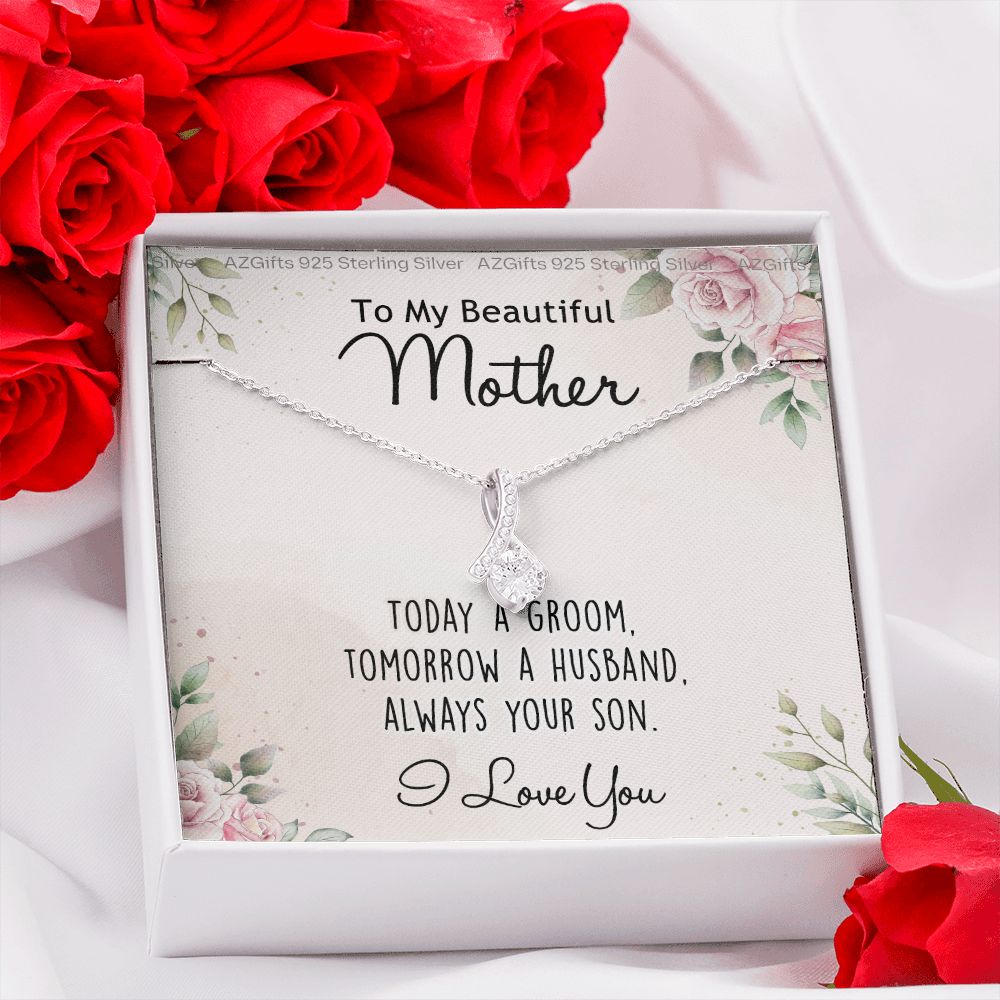 Mother Of The Groom Gift, Mother Of The Groom, Mother Of The Groom Gifts, Gift For Mother Of The Groom, Mother Of Groomw Alluring Beauty Necklace