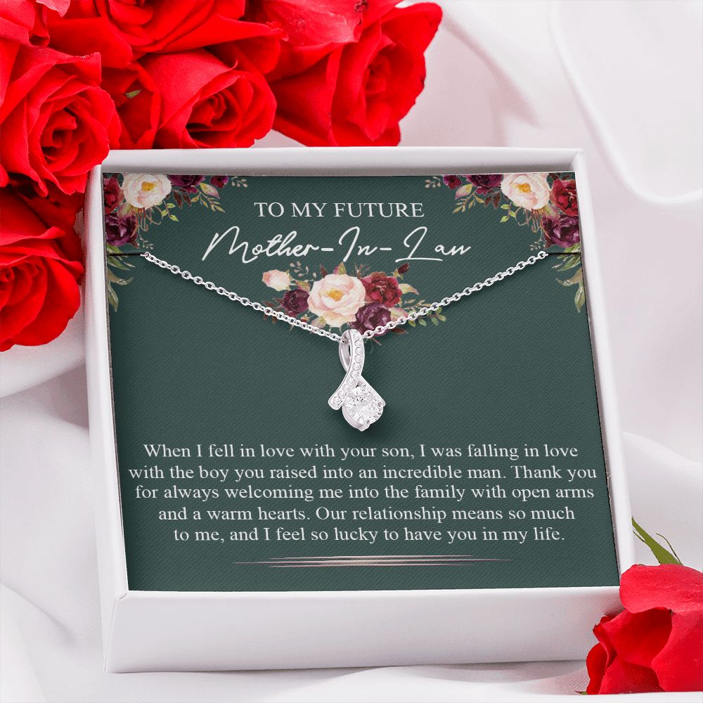 Mother in Law Necklace, Jewelry for Women, Future Mother in Law Gifts from Daughter in Law, Mother of Bride Gifts For Mother in Law, Birthday Gifts For Mother In Law From Daughter In Law5 Alluring Beauty Necklace