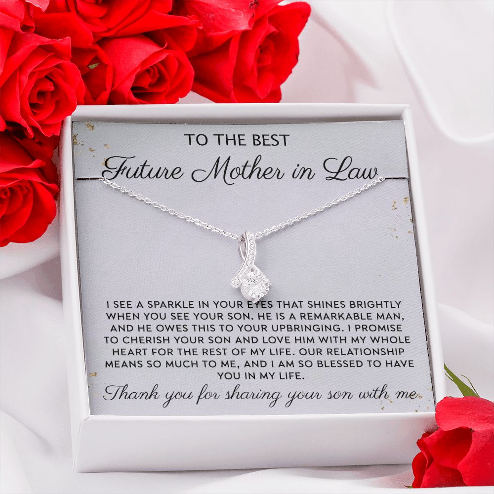 Gift to MIL Mother of the Groom Gift From Bride Wedding Gift Pendants from Bride Gifts for Mom Mother of the Bride Necklace Unique Groom Mom Alluring Beauty Necklace