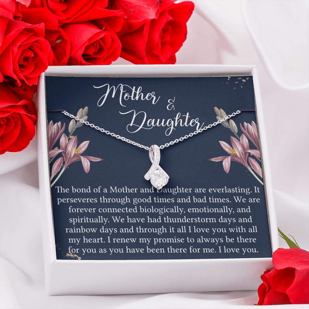 To My Mother Necklace Mom Bestfriend Best Mommy Mother In Law Stepmom For Mothers Day Birthday From Son Daughter Stepson Stepdaughter Necklace Gift Alluring Beauty Necklace