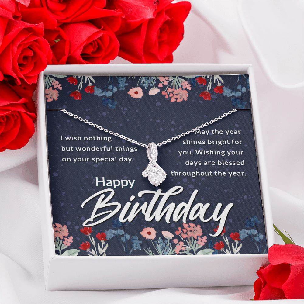 Mom Necklace Gifts for Mom from Daughter to Mom Gifts for Mothers Day from Daughter, To My Mom Necklace from Daughter to Mom Birthday Gifts Necklace with Message Card and Gift Box2230 Alluring Beauty Necklace