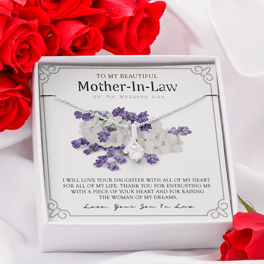 Mother in Law Necklace, Jewelry for Women, Future Mother in Law Gifts from Daughter in Law, Mother of Bride Gifts For Mother in Law, Birthday Gifts For Mother In Law From Daughter In Law9 Alluring Beauty Necklace