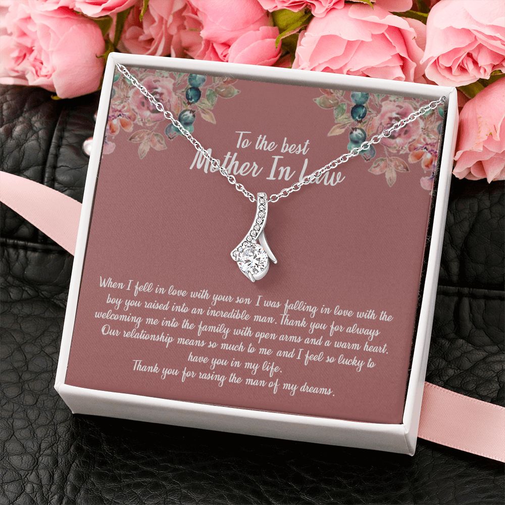 Mother in Law Necklace, Jewelry for Women, Future Mother in Law Gifts from Daughter in Law, Mother of Bride Gifts For Mother in Law, Birthday Gifts For Mother In Law From Daughter In Law3 Alluring Beauty Necklace
