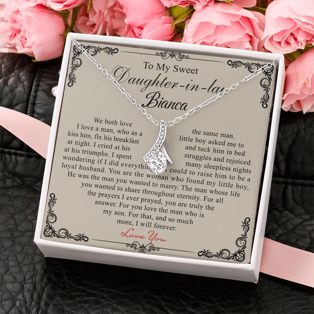 Daughter In Law Gifts Ideas, Daughter In Law Necklace, Gifts For Future Daughter In Law, Daughter In Law Birthday Gifts, Daughter-in-law Gifts From Mother In Law, Birthday Gifts For Daughter4 Alluring Beauty Necklace