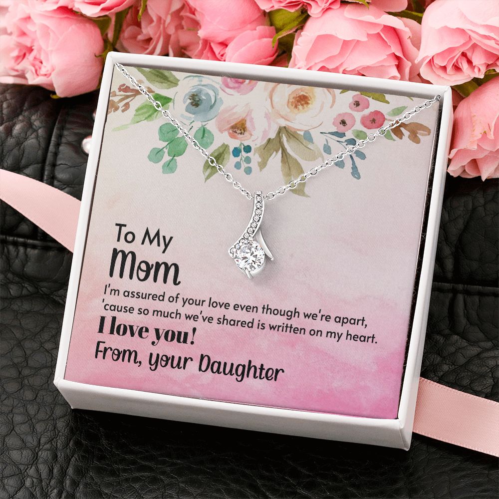 To My Mom Necklace, Gift For Mom, Mother's Day Gift from Daughter, Mom Jewelry Gift for Mothers Day, Birthday Gift for Mother, Moms Gift from Daughter Son, Necklace for Mom Mother 21 Alluring Beauty Necklace