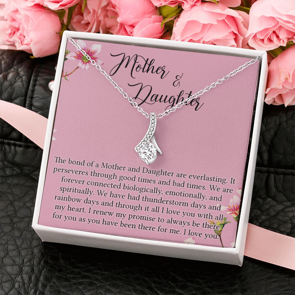 To My Mother Mom Bestfriend Best Mommy Mother In Law Stepmom For Mothers Day Birthday From Son Daughter Stepson Stepdaughter Necklace Gift Alluring Beauty Necklace