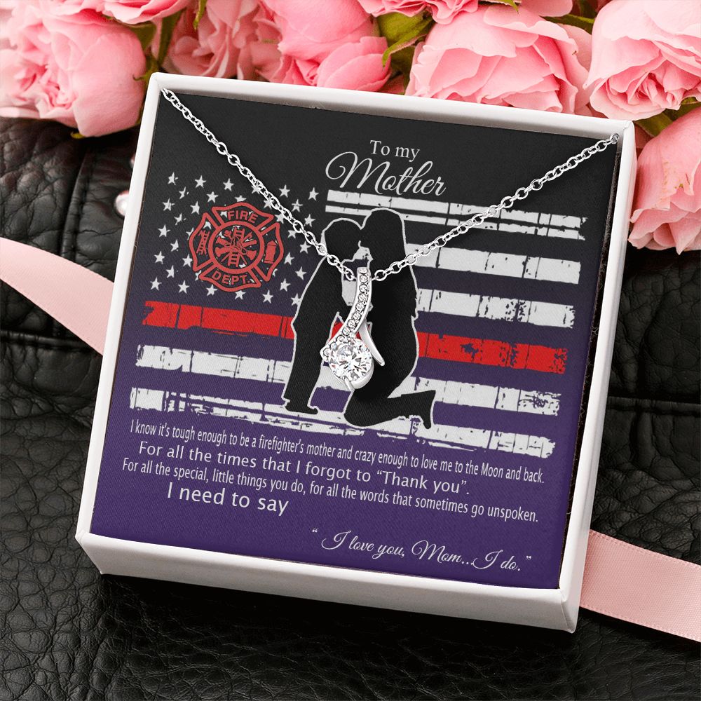 Mom Necklace Gifts for Mom from Daughter to Mom Gifts for Mothers Day from Daughter, To My Mom Necklace from Daughter to Mom Birthday Gifts Necklace with Message Card and Gift Box2233 Alluring Beauty Necklace