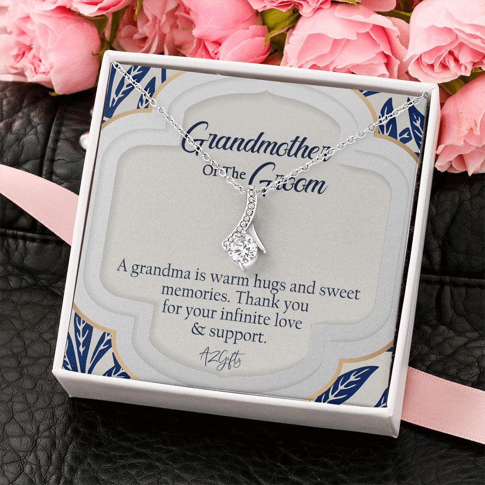 To My Grandmother Necklace, Gift for Grandmother Necklace, Mothers Day Gift For Grandma Nana, Grandma Jewelry From Grandchildren GrandKids , Jewelry Box Gift For Grandma Grandmother3 Alluring Beauty Necklace