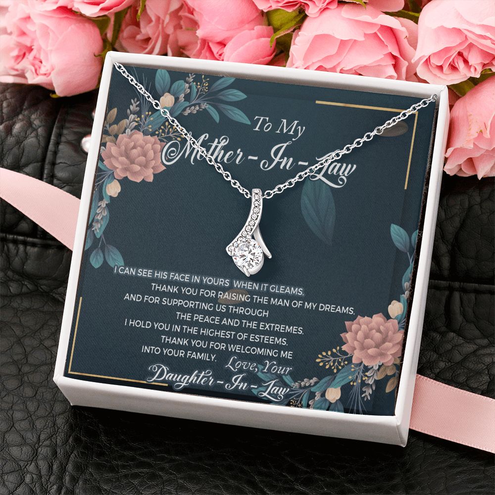 Mother in Law Necklace, Jewelry for Women, Future Mother in Law Gifts from Daughter in Law, Mother of Bride Gifts For Mother in Law, Birthday Gifts For Mother In Law From Daughter In Law2 Alluring Beauty Necklace