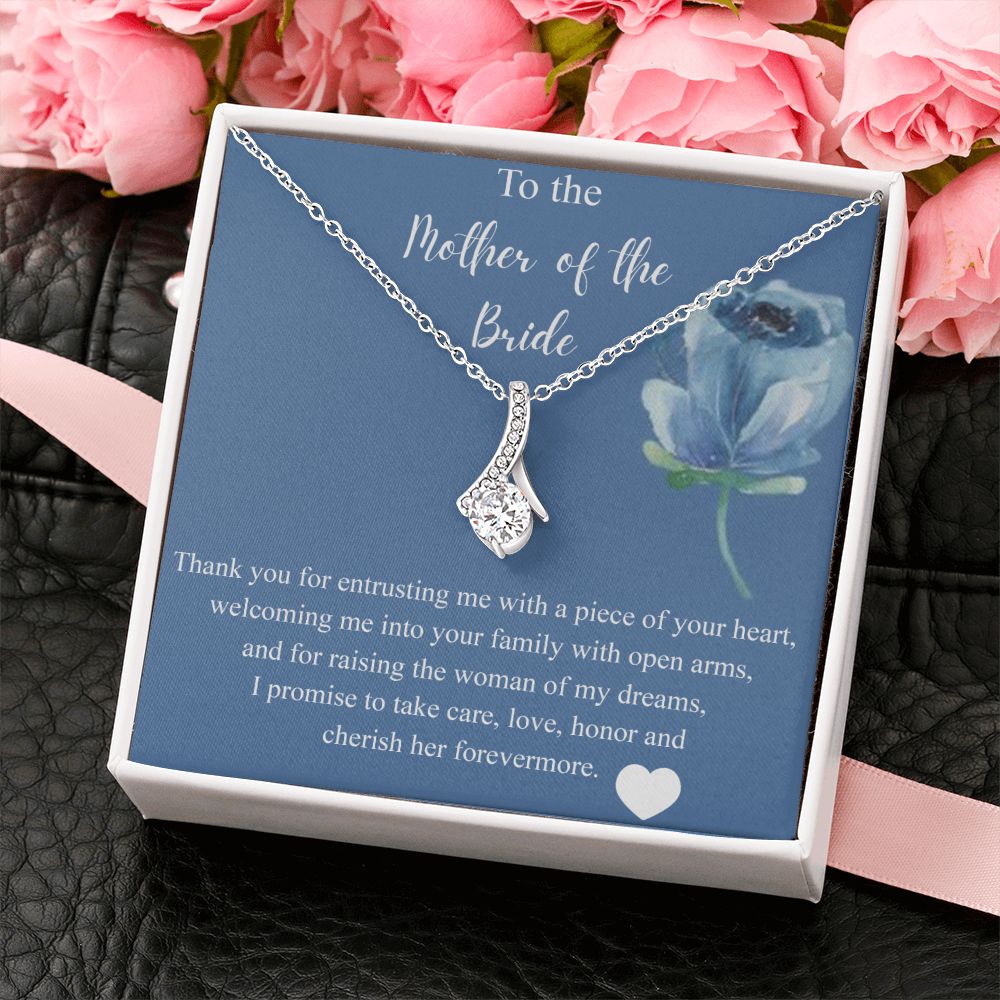 Mother Of The Bride Gift From Groom, Alluring Beauty Necklace, Future Mom Alluring Beauty Necklace