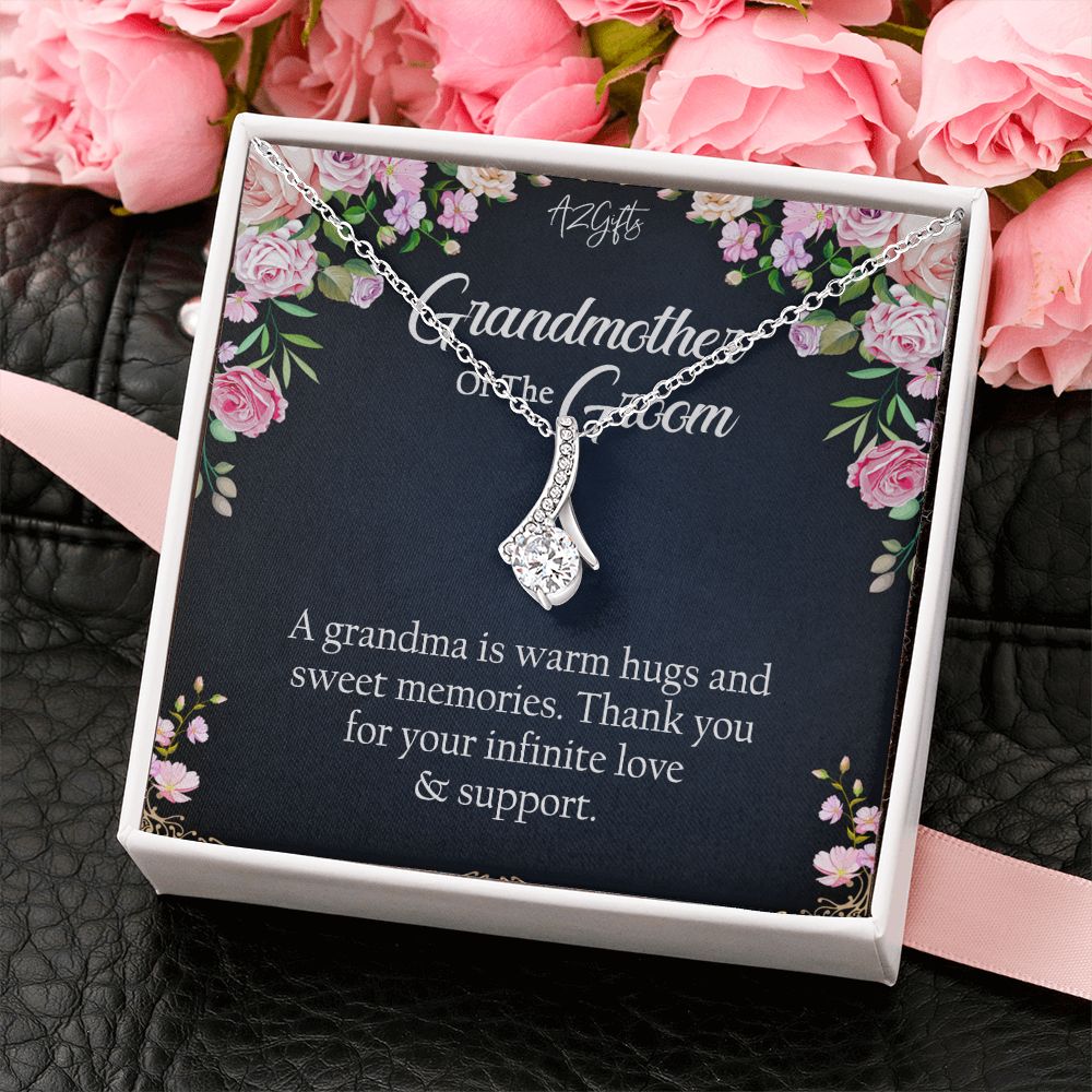 To My Grandmother Necklace, Gift for Grandmother Necklace, Mothers Day Gift For Grandma Nana, Grandma Jewelry From Grandchildren GrandKids , Jewelry Box Gift For Grandma Grandmother2 Alluring Beauty Necklace