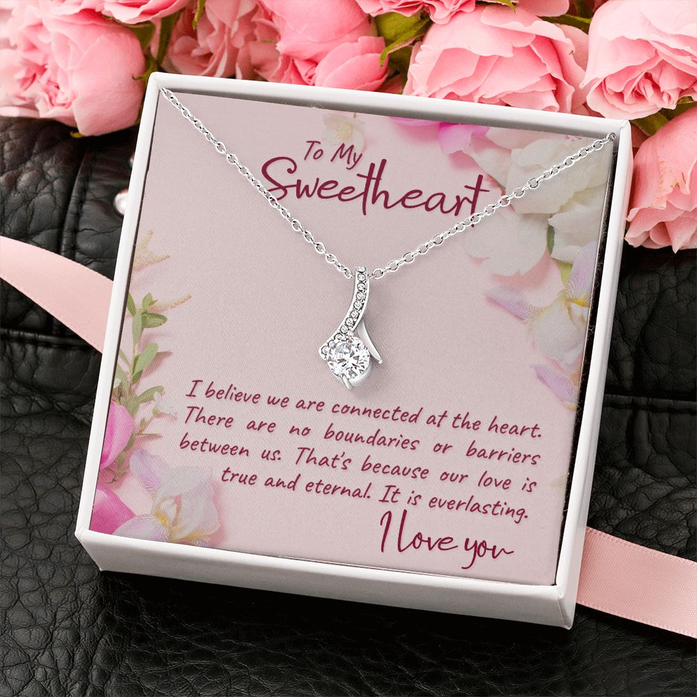 To My Wife Necklace from Husband, Personalized Necklace for Women, Luxury Necklace for Wife from Man Men, Wedding Anniversary Present For Wife, Beautiful Wife Jewelry Christmas Birthday Gift For Wife19 Alluring Beauty Necklace