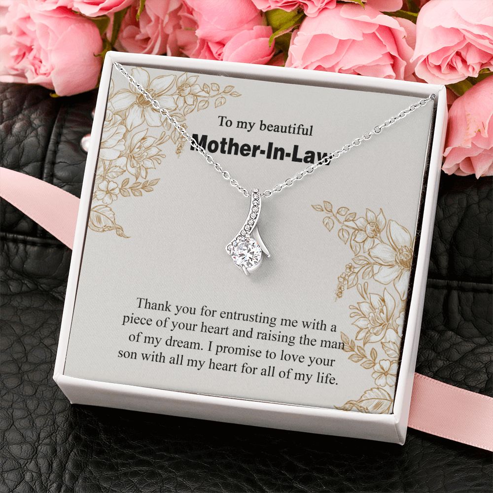 Mother in Law Necklace, Jewelry for Women, Future Mother in Law Gifts from Daughter in Law, Mother of Bride Gifts For Mother in Law, Birthday Gifts For Mother In Law From Daughter In Law14 Alluring Beauty Necklace