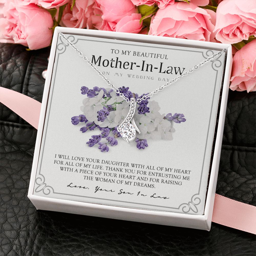 Mother in Law Necklace, Jewelry for Women, Future Mother in Law Gifts from Daughter in Law, Mother of Bride Gifts For Mother in Law, Birthday Gifts For Mother In Law From Daughter In Law9 Alluring Beauty Necklace