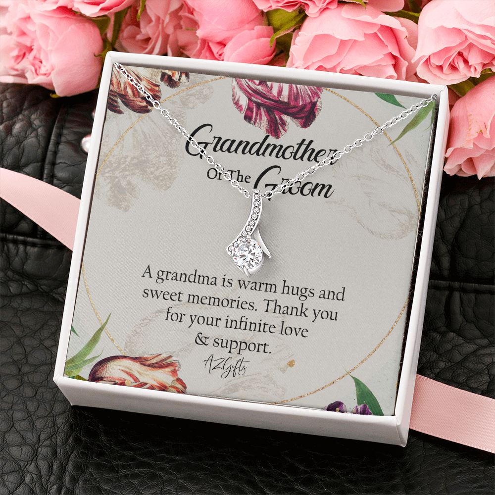To My Grandmother Necklace, Gift for Grandmother Necklace, Mothers Day Gift For Grandma Nana, Grandma Jewelry From Grandchildren GrandKids , Jewelry Box Gift For Grandma Grandmother1 Alluring Beauty Necklace