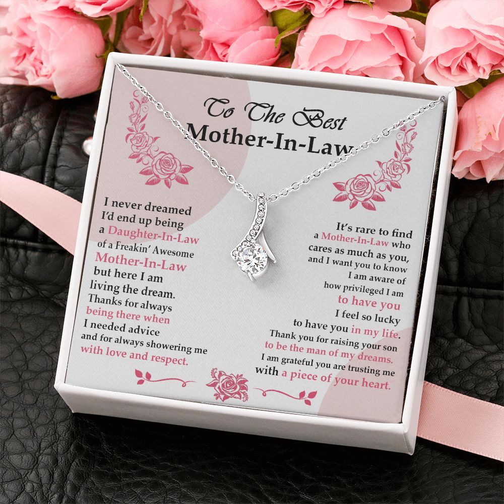 Mother in Law Necklace, Jewelry for Women, Future Mother in Law Gifts from Daughter in Law, Mother of Bride Gifts For Mother in Law, Birthday Gifts For Mother In Law From Daughter In Law6 Alluring Beauty Necklace