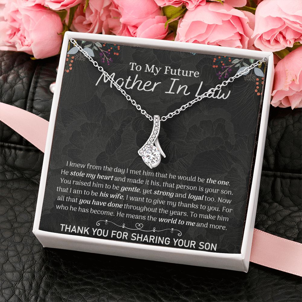 Future Mother In Law Sunflower Bracelet, Mother In Law To Be Gifts, Soon To Be Mother In Law Gifts, Future Mother In Law Birthday Gift Alluring Beauty Necklace