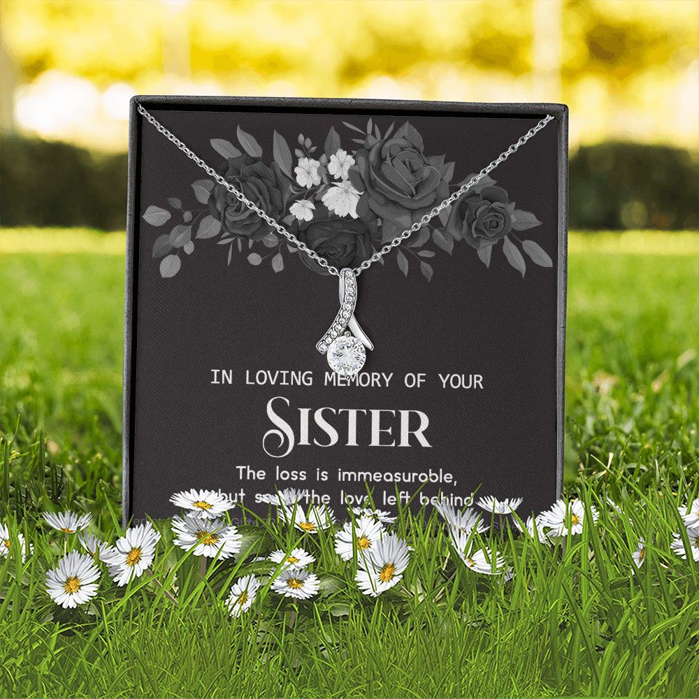 In Memory Of Your Sister, Sympathy Gift Loss Of Sister, Sympathy Gift Box, Loss Of Sister Necklace, Loss Of Sister, Loss Of A Sister Alluring Beauty Necklace