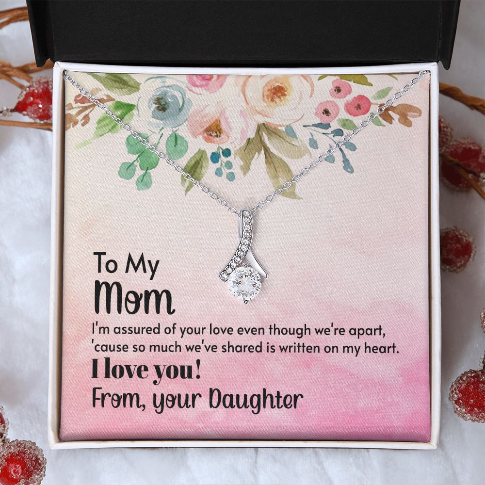 To My Mom Necklace, Gift For Mom, Mother's Day Gift from Daughter, Mom Jewelry Gift for Mothers Day, Birthday Gift for Mother, Moms Gift from Daughter Son, Necklace for Mom Mother 21 Alluring Beauty Necklace