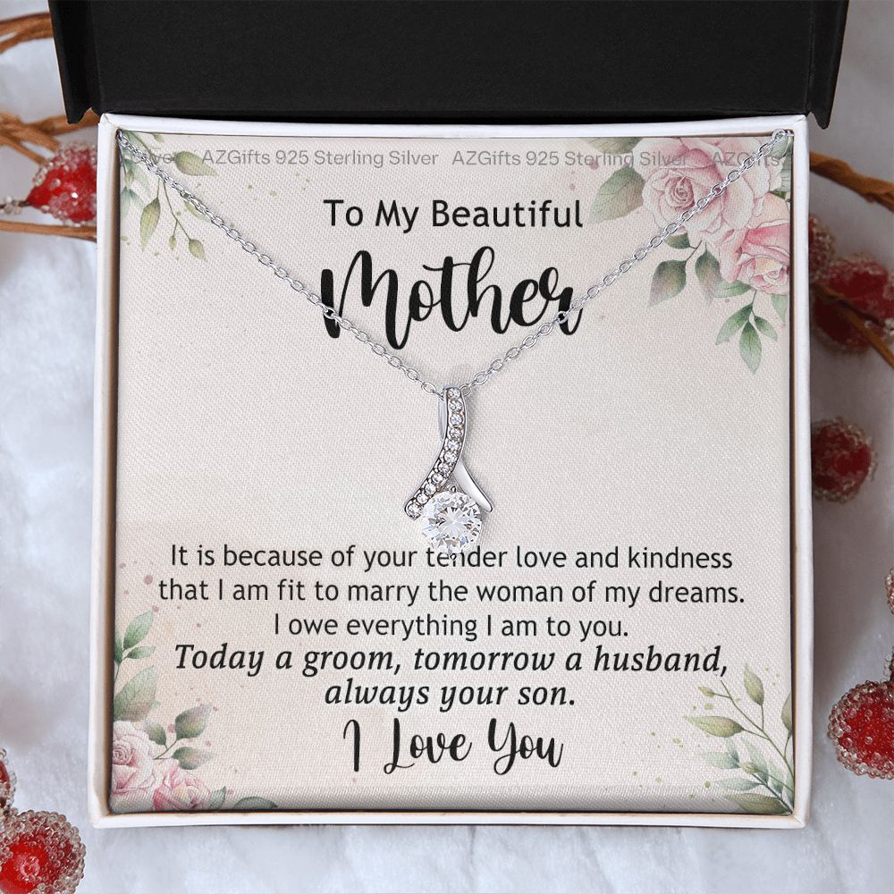 Mother Of The Groom Gift, Mother Of The Groom, Mother Of The Groom Gifts, Gift For Mother Of The Groom, Mother Of Groom Alluring Beauty Necklace